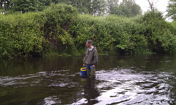 2012 Rocky Mountaineer Brunette River Fish Release with Elmer Rudolph-10