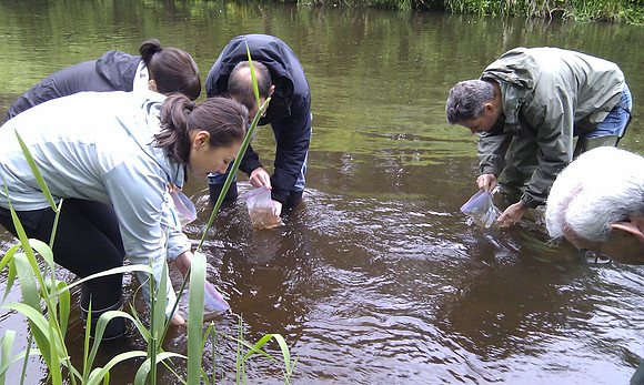 2012 Rocky Mountaineer Brunette River Fish Release with Elmer Rudolph-19