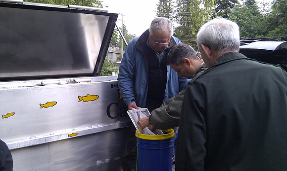 2012 Rocky Mountaineer Brunette River Fish Release with Elmer Rudolph-36
