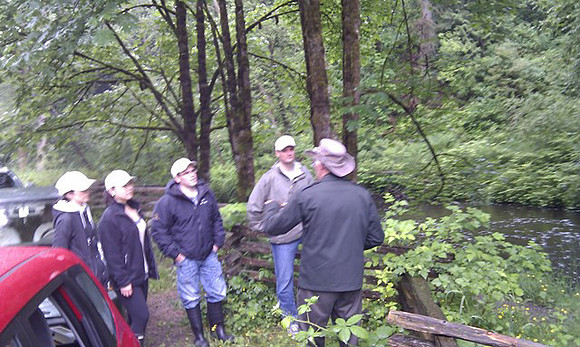 2012 Rocky Mountaineer Brunette River Fish Release with Elmer Rudolph-42