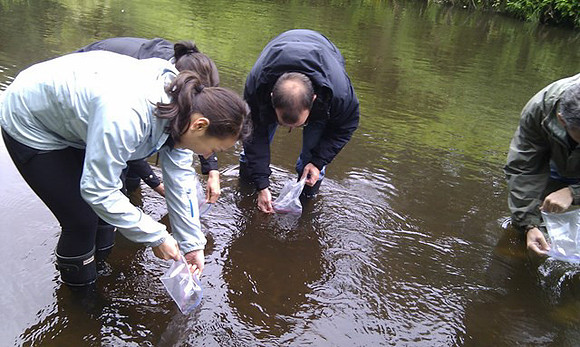 2012 Rocky Mountaineer Brunette River Fish Release with Elmer Rudolph-57