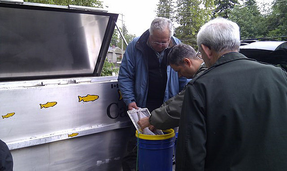 2012 Rocky Mountaineer Brunette River Fish Release with Elmer Rudolph-76