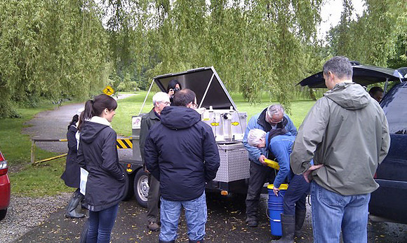 2012 Rocky Mountaineer Brunette River Fish Release with Elmer Rudolph-80