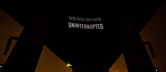help keep the cycle UNINTERRUPTED-PSF-78